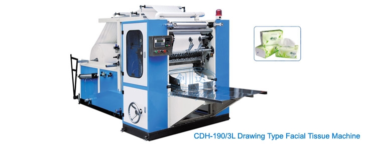 Máquina para fabricar lenços de papel CDH-190-3L