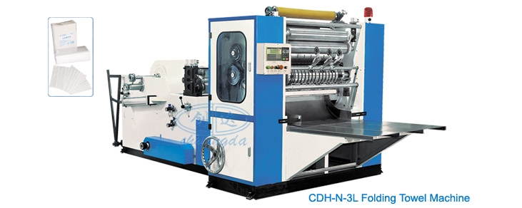 Máquina para fabricar papel toalha CDH-N-3L (com dobra em N)